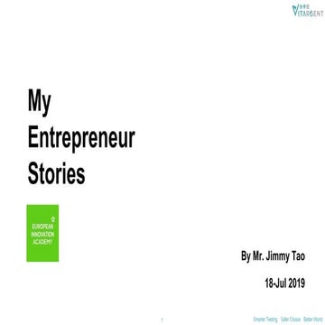 EIA2019HK - My Entrepreneur's Journey - Jimmy Tao