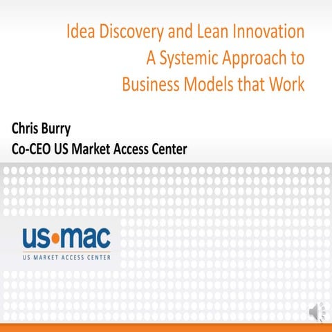 Idea Discovery and Lean Innovation