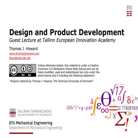 Design and product development | PPT