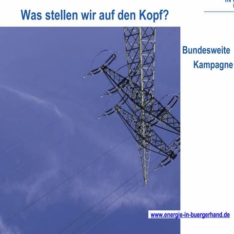 Energie in Bürgerhand Präsentation