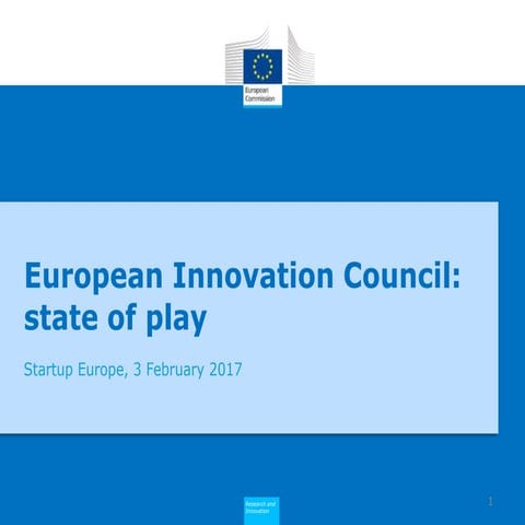 European Innovation Council