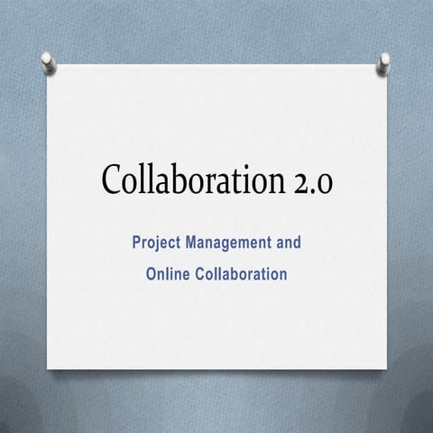Online Collaboration - Better, Faster, Cheaper
