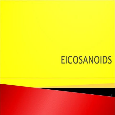 Eicosanoids  MUHAMAD  MUSTANSAR