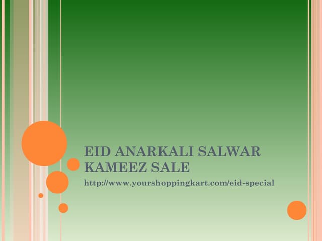 Eid Anarkali Sale