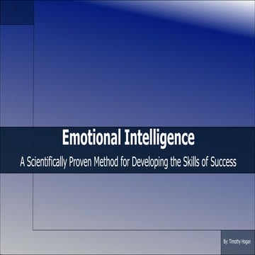Emotional Intelligence Presentation Draft