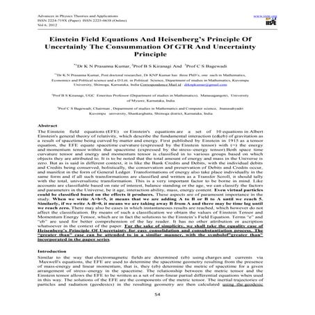 Eienstein field equations