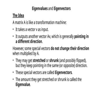 how to find eigenvalue stepwise calculation