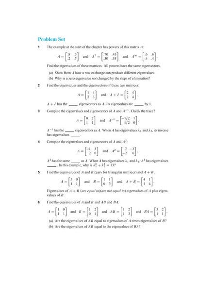 1 linear algebra matrices