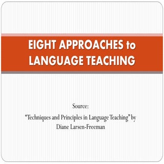 Eight approaches to language teachi...