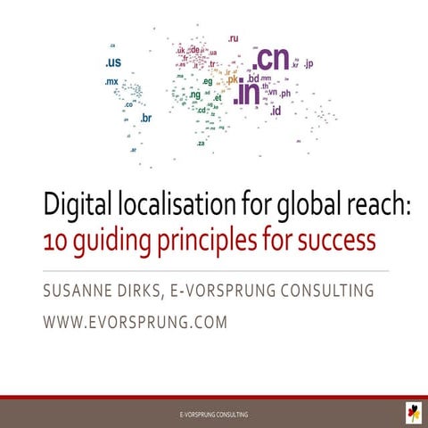 Digital localisation for global reach