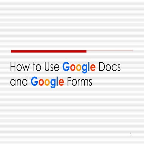 Eileen gonzales how to use google docs