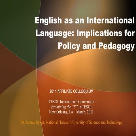 Eil implications for policy and pedagogy