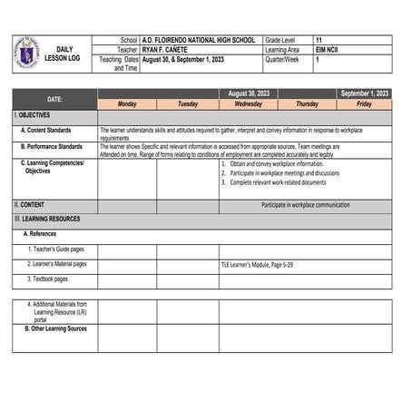 EIM11-Quarter 1-Week 1-Participate in workplace communication.docx