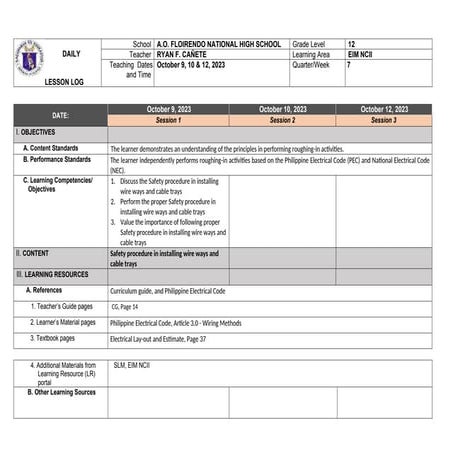 Electrical Installation and Maintenance 12-Quarter 1-Week 7.docx