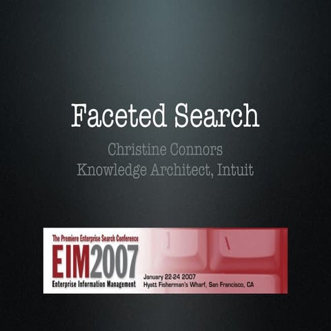 Eim 2007 Faceted Search