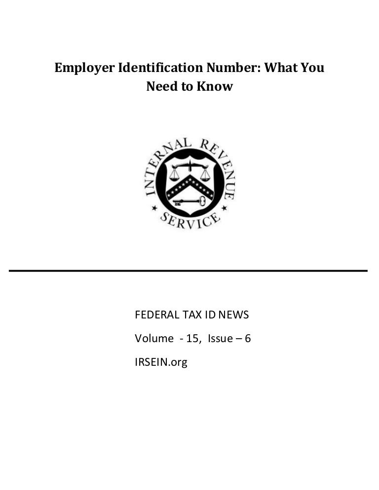 Employer Identification Number What You Need to Know