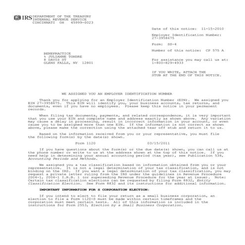 Ei nconfirmation | PDF