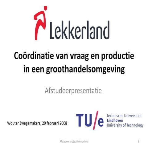 Presentation Master Thesis Dutch Ppt