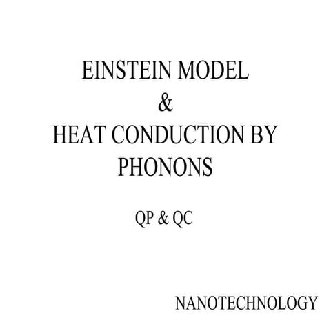 Einestein model density of states