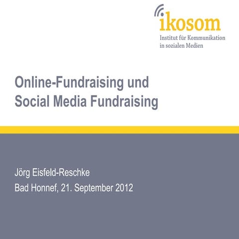Online- und Social Media-Fundraising