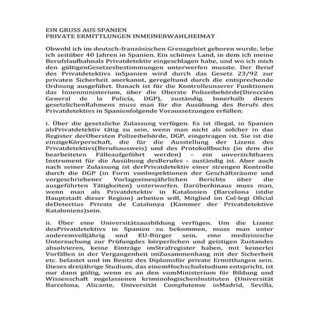 Ein gruss aus spanien