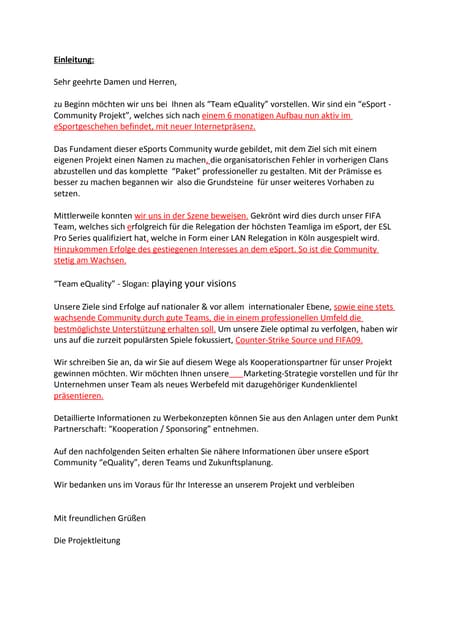 Einleitung Clanmappe V1