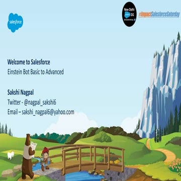 #ImpactSalesforceSaturday: Einstein bot basic to advanced