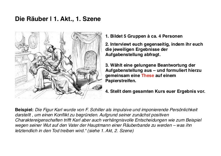 Die Räuber Akt 1 Szene 1 Zusammenfassung