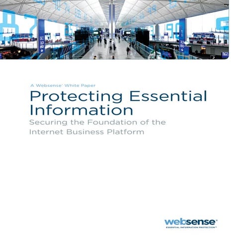 Protecting Essential Information