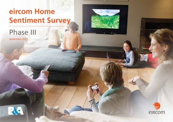 Eircom household sentiment survey phase iii 