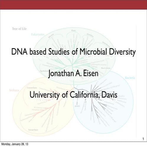 Eisen Lecture for Ian Korf genomics course