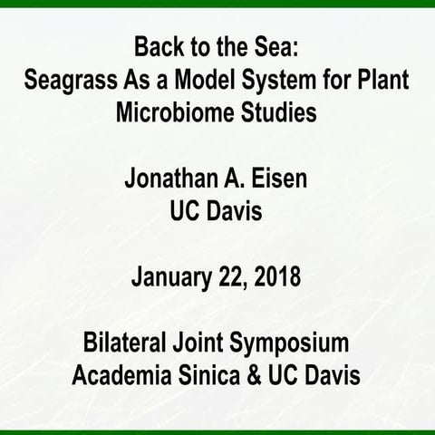 The Seagrass Microbiome Project 
