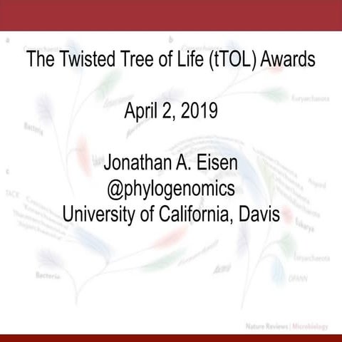 The Twisted Tree of Life (tTOL) Awards | PDF