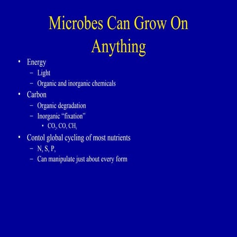 Microbes run the planet - Jonathan Eisen slides from #scifoo 2006