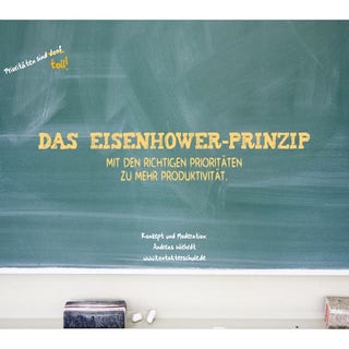 Das Eisenhower-Prinzip (Produktiver...