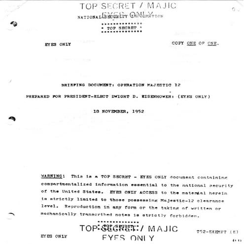 Eisenhower briefing