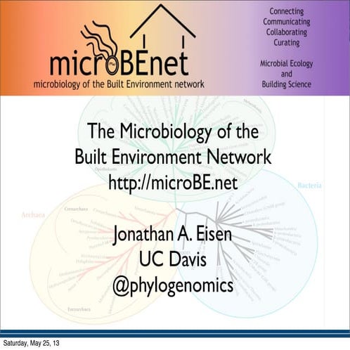 Talk about microBEnet (http://microbe.net) 