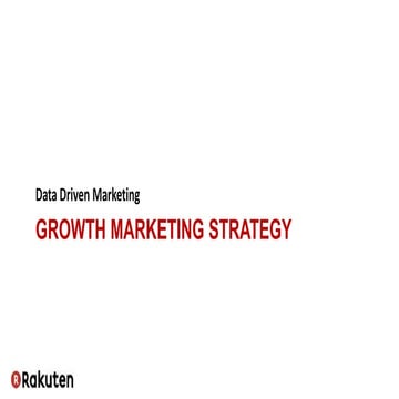 Rakuten's Growth Marketing Strategy