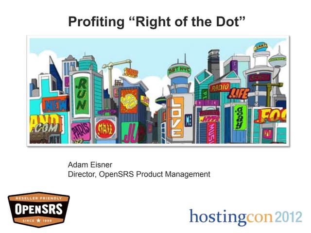 Adam Eisner - HostingCon 2012 