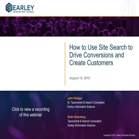 How to Use Site Search to Drive Conversions and Create Customers