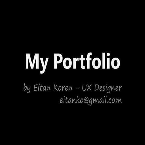 Eitan koren portfolio