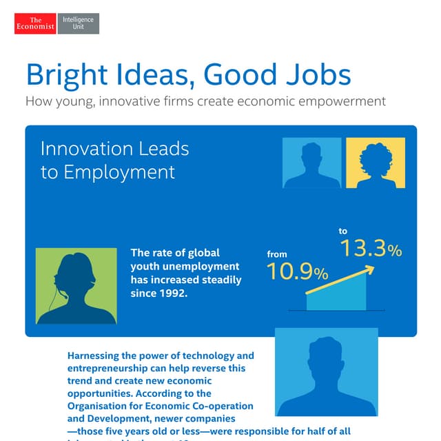 Bright ideas, good jobs