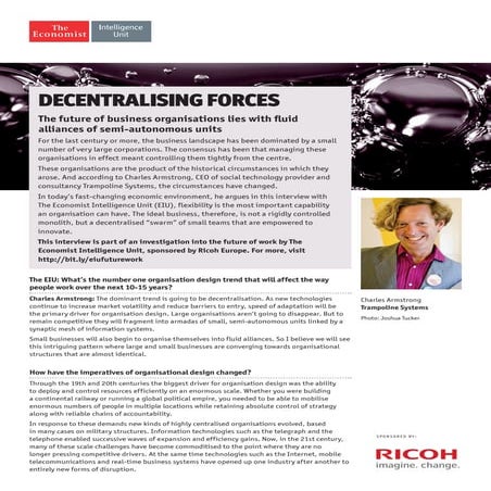 Decentralising forces: Interview with Charles Armstrong, CEO, Trampoline Systems