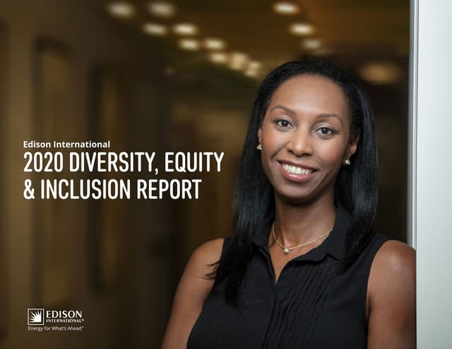 Edison International 2020 Diversity, Equity and Inclusion report