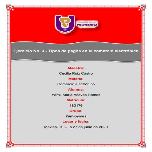 Tipos de pago e commerce revisión