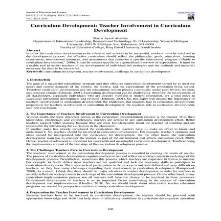 Role of teacher in curriculum implementation | PPTX