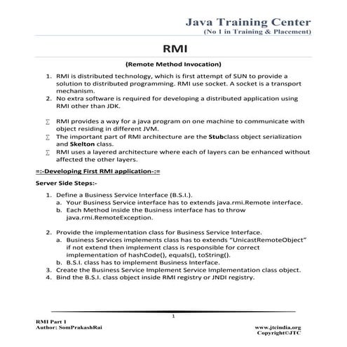 EJB Part-1 | PDF