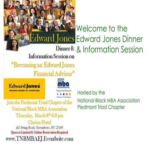 Edward Jones Dinner Informational