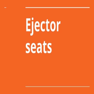 Ejector seats.......................pptx