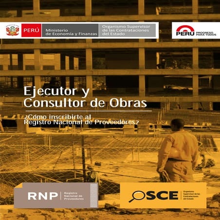 Ejecutor y consultor de obras inscripción | PDF